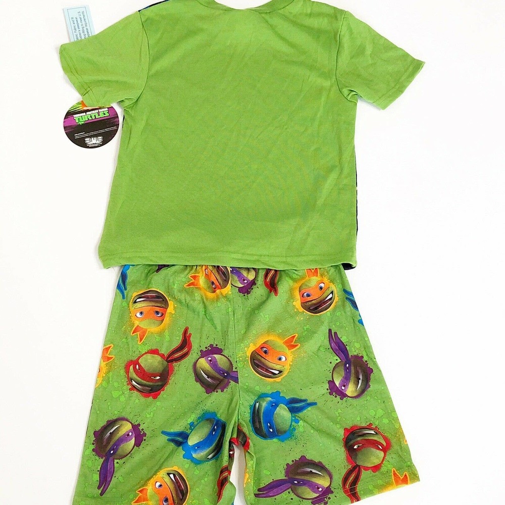 Nickelodeon Ninja Turtle Pajama Set NEW PJ Jammies - Picture 4 of 6